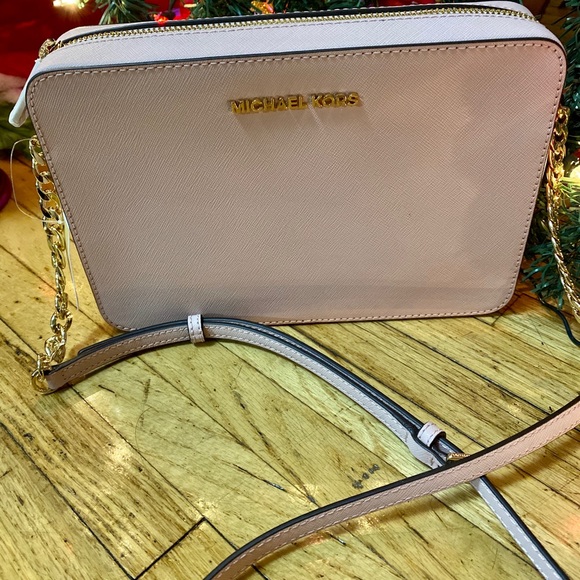 MICHAEL KORS LARGE JET SET TRAVEL CROSSBODY - Picture 3 of 8